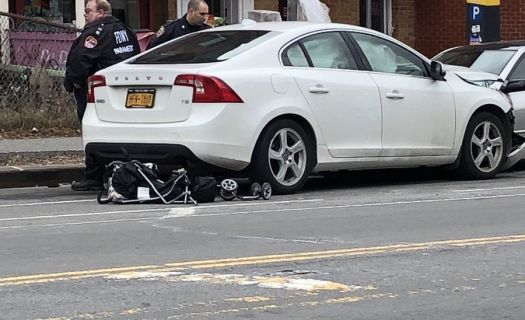 Foto: Accidente en Brooklyn, Nueva York/Twitter @leahfinnegan