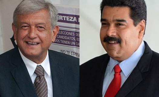 La supuesta nota del apoyo de Maduro a AMLO ha sido retomada por varios medios, sin embargo el video es un montaje. Fotos Wikicommons.