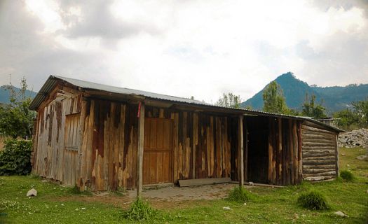 Casa en Zinancantán, Chiapas. Foto: Eduardo Robles Pacheco / algunos derechos reservados.