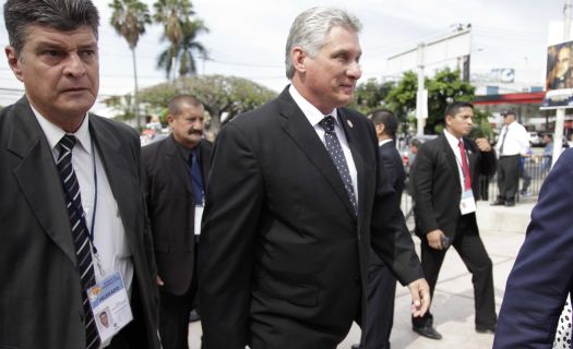 Miguel Díaz-Canel fue el candidato único para la presidencia de Cuba (Foto: Presidencia de El Salvador)