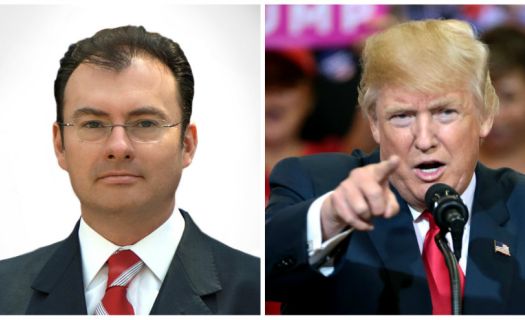 Luis Videgaray-Donald Trump/Fuente: Wikipedia-Flickr