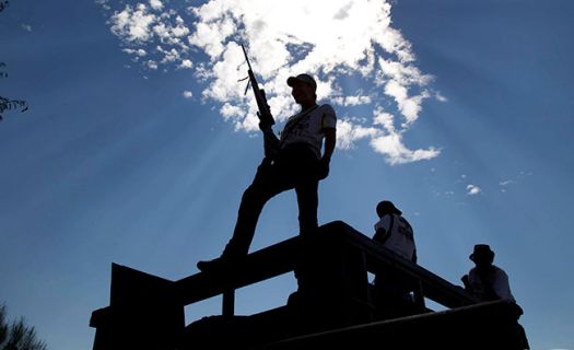 La policía comunitaria es un fenómeno incorporado al concepto de justicia indígena (Foto: Esther Vargas)