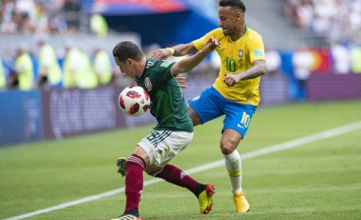 México vs Brasil en octavos de final Mundial Rusia 2018 Foto: @miseleccionmx