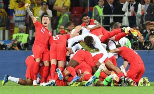 Inglaterra elimina a Colombia de la Copa Mundial de Futbol 2018