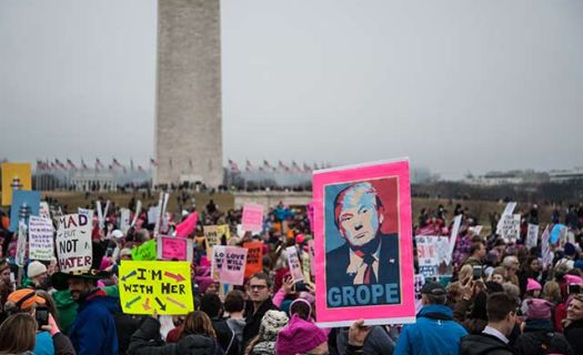 Aproximadamente 250 mil personas salieron a las calles de Londres a manifestarse contra Donald Trump (Foto: Rose Pineda)