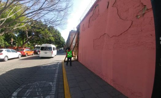 Autoridades de Protección Civil de Oaxaca en revisión luego de sismo de 5.9 grados Foto: Twitter Protección Civil Oaxaca @CEPCO_GobOax