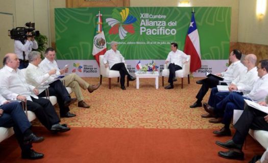Reunión de Jefes de Estado en la Cumbre de la Alianza del Pacífico Foto: Twitter Alianza del Pacífico @A_delPacifico