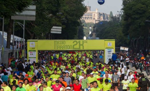 Hoy se realiza el XII Medio Maratón de la Ciudad de México 