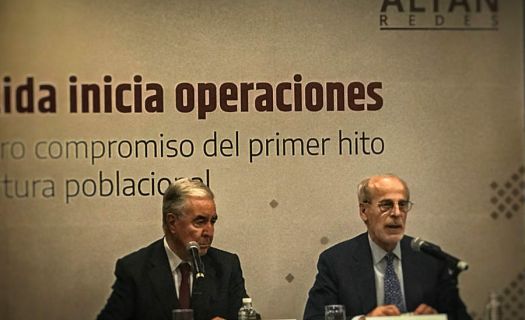 Bernardo Sepulveda Amor y Eugenio Galdón Brugarola, miembros del consejo directivo de Altán (Foto: @ALTANMx)