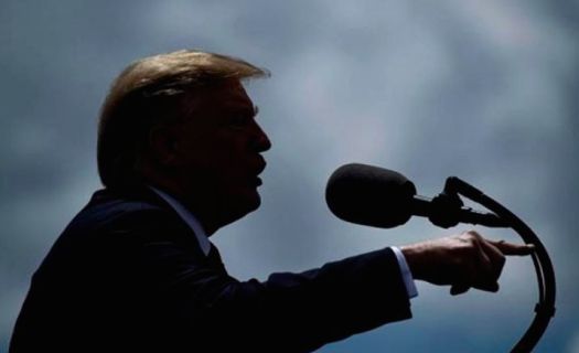 El presidente Donald Trump en la ceremonia de graduación 2019 de la Academia de la Fuerza Aérea de EU (Tomado de la cuenta de Donald Trump en Instagram/Photo credit: Brendan Smialowski/AFP/Getty Images)