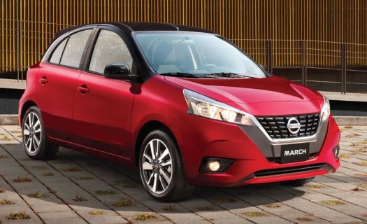El nuevo Nissan March 2021 se presenta rediseñado y con un paquete de seguridad más robusto. En la imagen, la versión bitono que inicia en 287,900 pesos para transmisión manual (Foto: Nissan)
