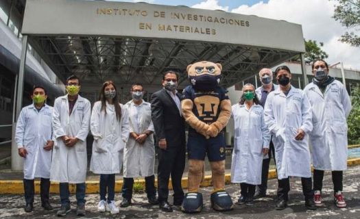 El Instituto de Investigaciones en Materiales de la UNAM fue el encargado del desarrollo del cubrebocas. (Foto: Gaceta UNAM) 