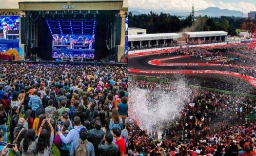 Corona Capital y Gran premio de f1 en México; los primeros eventos masivos después de la pandemia. (Foto: Twitter)