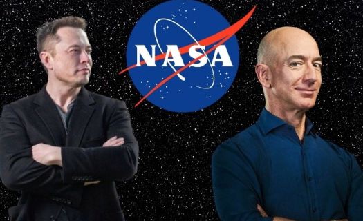  Elon Musk y Jeff Bezos buscan conquistar el mercado espacial. 
