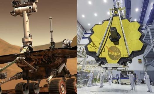  Rover Curiosity y el telescopio James Webb. 