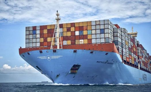 Uno de los buques de carga del gigante danés del transporte marítimo Maersk (Foto: Maersk)