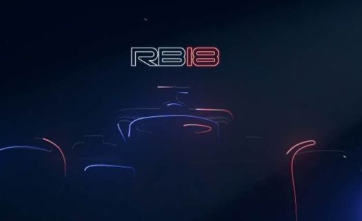 El RB18 es el nuevo auto de Red Bull Racing para 2022. 