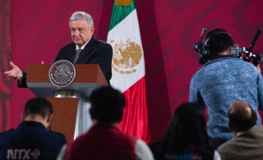 El presidente López Obrador en una de sus conferencias matutinas. (Foto: Presidencia de la República)