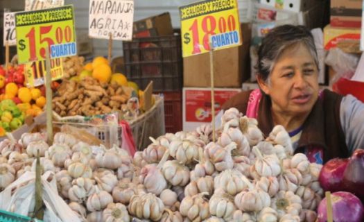 Las mercancías alimenticias volvieron a subir aunque aunque solo marginalmente. (Foto: Gobierno de México)