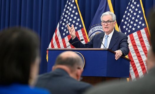 El presidente de la Reserva Federal, Jerome Powell, el miércoles 22 en conferencia de prensa (Foto: Federal Reserve)