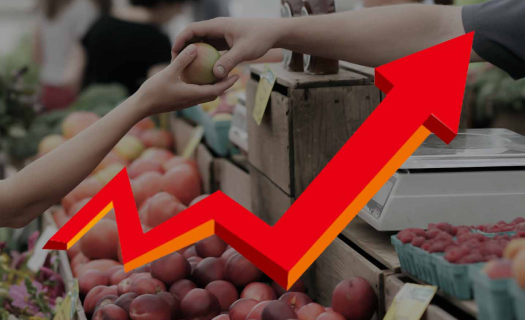 Fuerte alza de inflación.