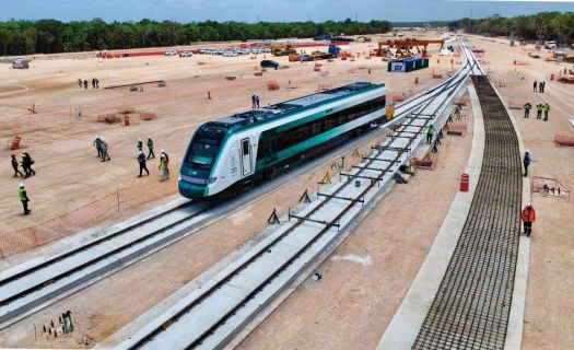 Construcción del Tren Maya (Foto: Gobierno de México)