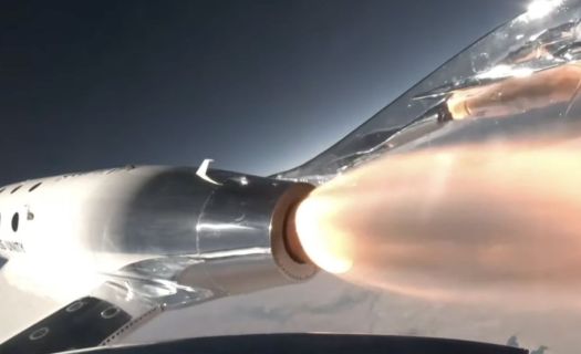 El vuelo de Virgin Galactic permite llegar a una región conocida como La línea de Kármán. (Imagen: Virgin Galactic)