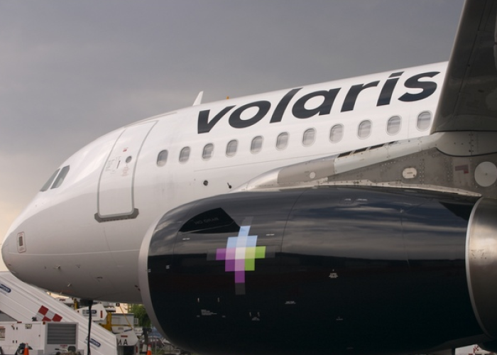 Aeronave de la flota de Volaris.