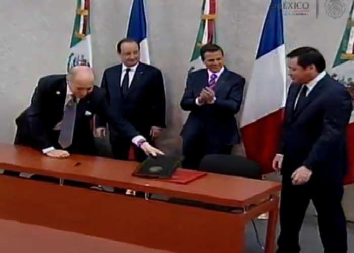 Se firmó un memorandum de entendimiento entre Pemex y la firma de energía francesa GDF Suez.
