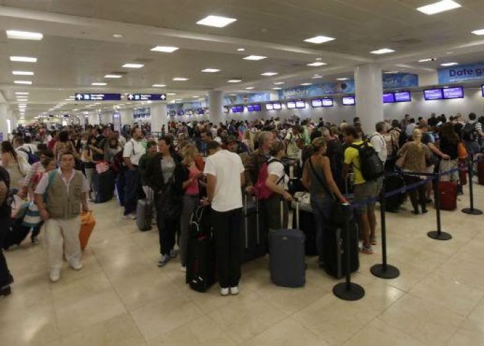 El aereopuerto de Cancún, uno de los principales de Asur, obtuvo el tercer menor incremento de tráfico de pasajeros con 9.1% en agosto.