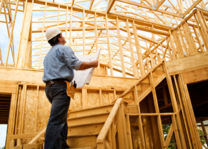 A comparación anual la construcción de viviendas en 2014 creció 8.8%.