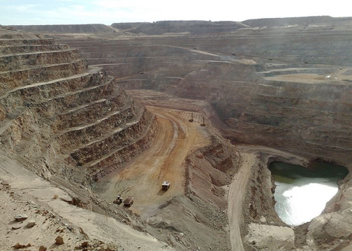 La empresa minera informó que la producción de oro para el año fue impactada porque su yacimiento La Herradura detuvo sus actividades hasta marzo del 2014 por la prohibición del uso de explosivos