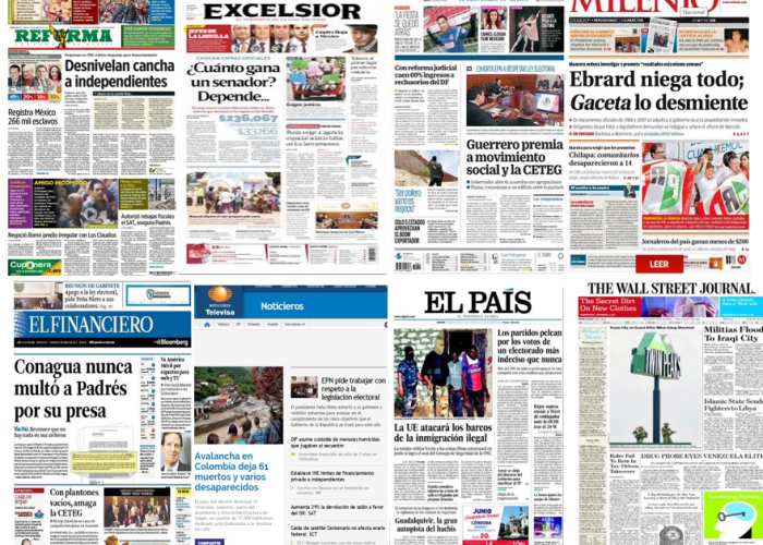 Los principales titulares del 19 de mayo.