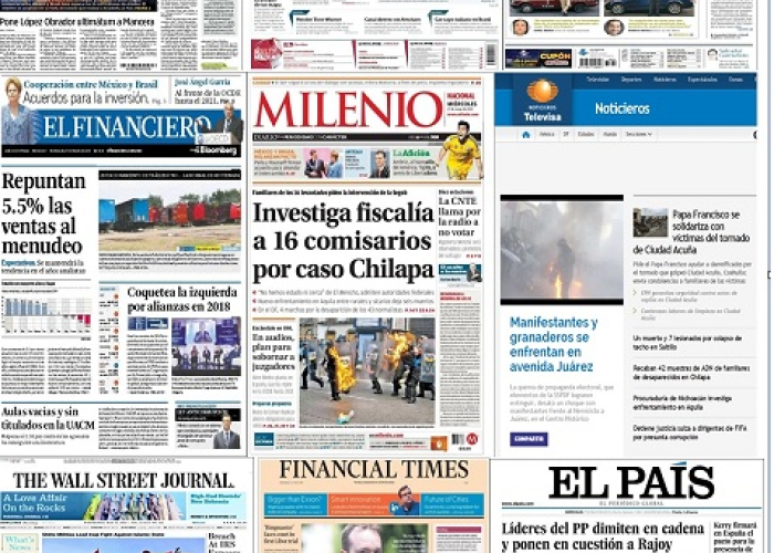 Los principales titulares del 27 de mayo en la prensa nacional e internacional.