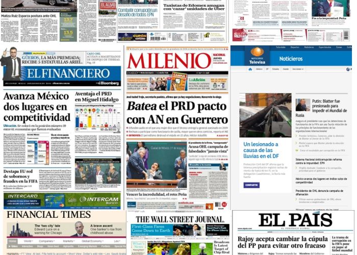 Los principales titulares de la prensa nacional e internacional del 28 de mayo.