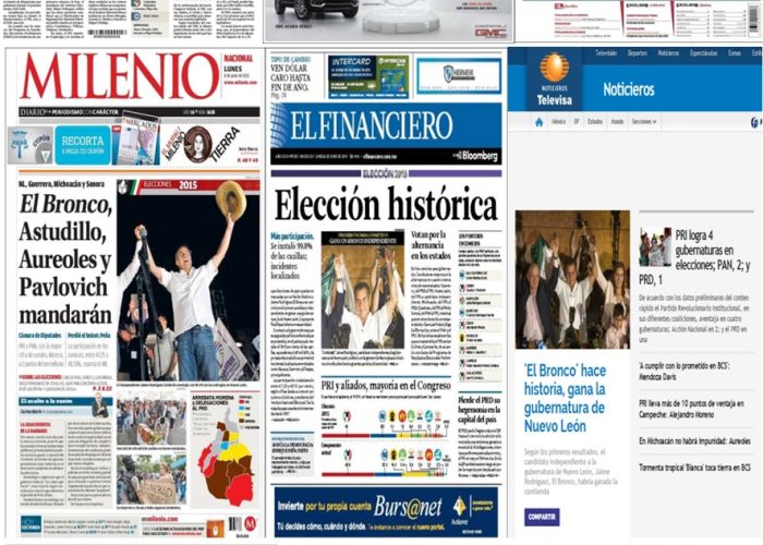 Los principales encabezados en la prensa nacional e internacional del 8 de junio.