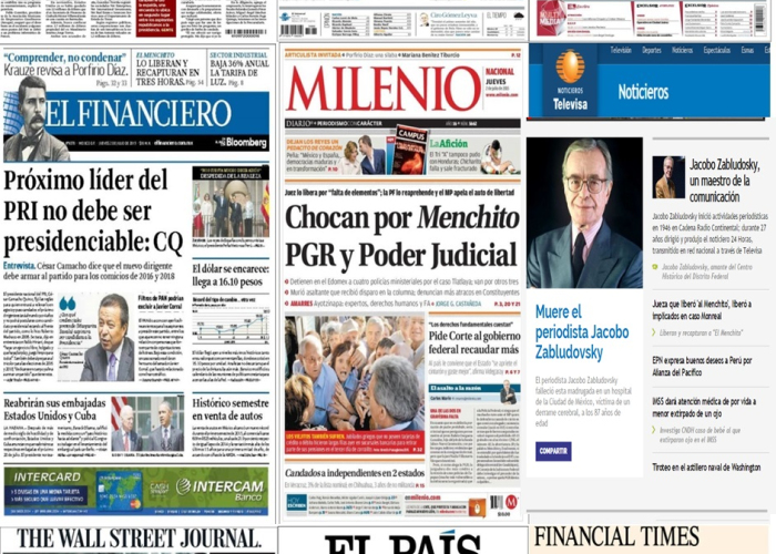 Los principales titulares en la prensa de México y el mundo del 2 de julio.