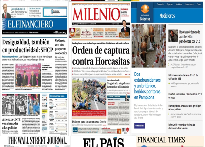 Los principales titulares de México y el mundo del 7 de julio