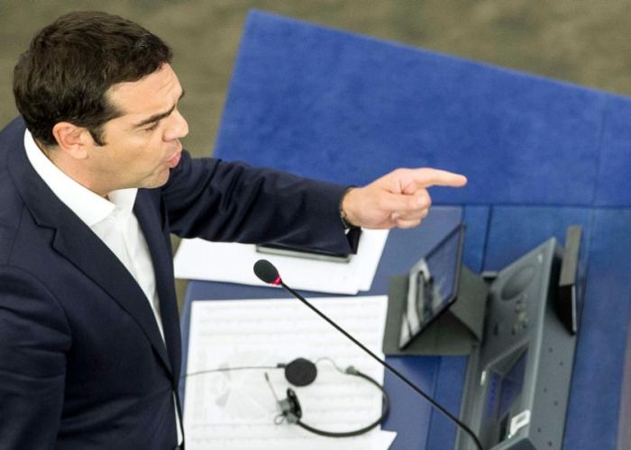 "La dura realidad es que tenemos sólo cuatro días para encontrar un acuerdo final. Hasta ahora he evitado hablar sobre fechas límite, pero tengo que decir alto y claro que la fecha límite definitiva termina esta semana" Tsipras