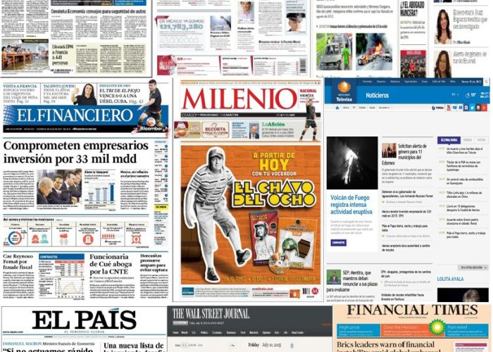 Los titulares de la prensa el día de hoy