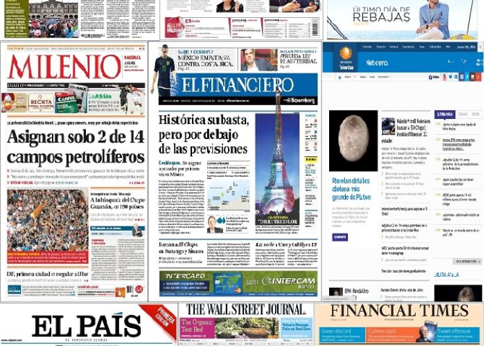 Los principales titulares de México y el mundo del 16 de julio