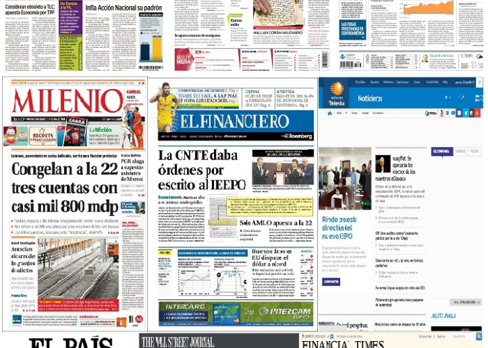 Los principales titulares de México y el mundo del 23 de julio
