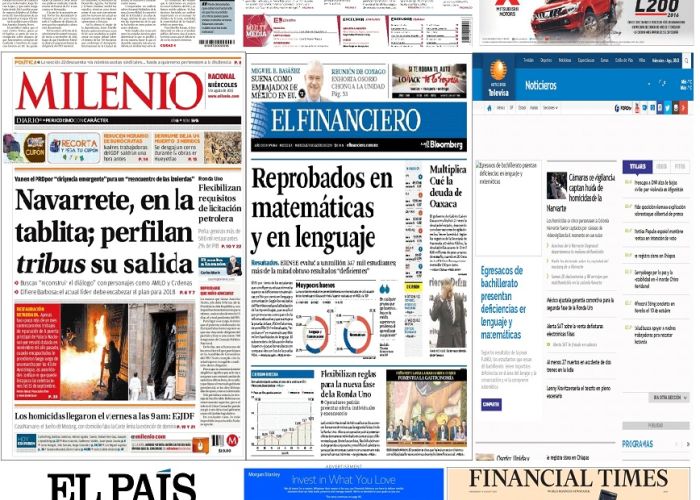 Los principales titulares de México y el mundo del 5 de agosto