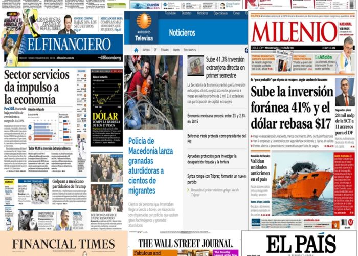 Las principales portadas en la prensa nacional e internacional del 21 de agosto.