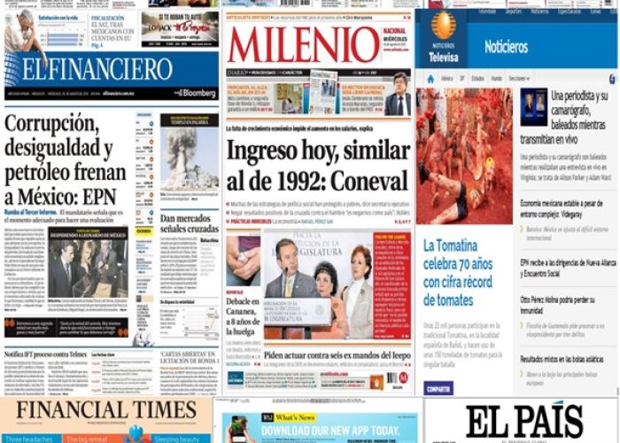 Los principales titulares y portadas en la prensa del 26 de agosto.