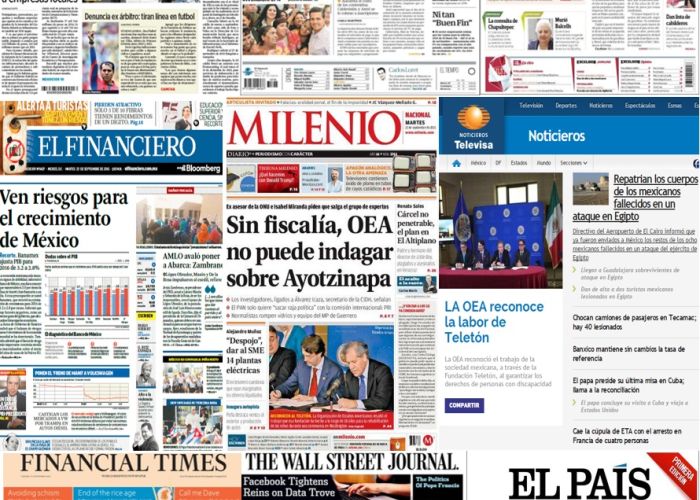 Las principales portadas en la prensa nacional e internacional del 22 de agosto.