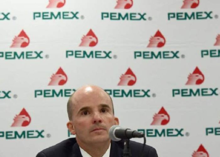 José Antonio González Anaya, director general de Pemex, enfatiza que la petrolera estatal tiene un problema de liquidez y no de solvencia. A finales de 2015 Pemex reportó un pasivo con proveedores por 147 MMP