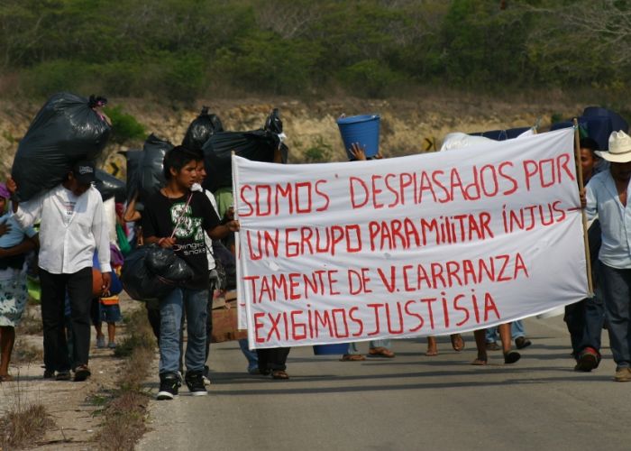 México no cuenta con una ley sobre desplazamiento interno forzado, ni con instituciones que los atiendan.