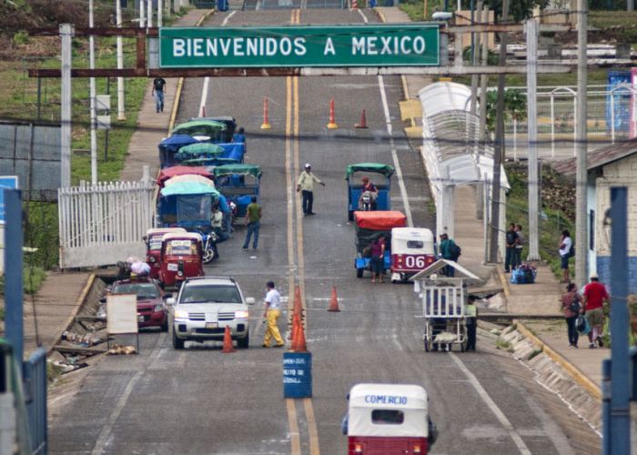 Tan solo en la franja con Guatemala se detectaron 56 cruces fronterizos vehiculares informales y 65 de tipo fluvial.  