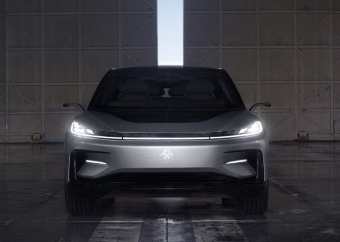 El FF91 de Faraday Future utiliza una cámara exterior para detectar el rostro de su propietario. 